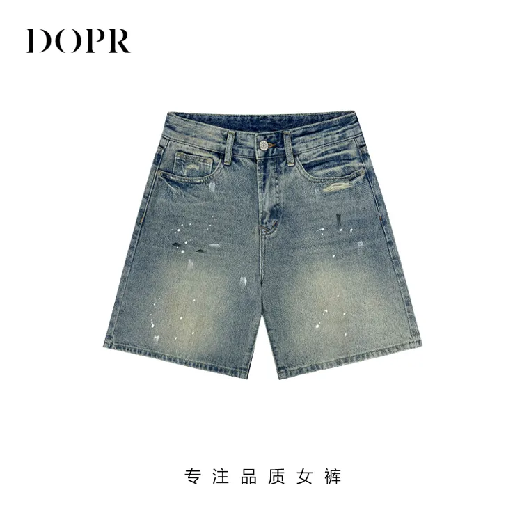 夏季新款 脏脏四分裤重磅街头风短裤7085