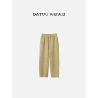 【DTWW大头韦韦】‘’大暖炉‘’冬季羊羔绒休闲加绒加厚束脚裤215920