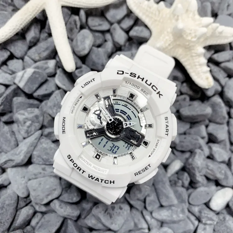 手表女款2025新款小圆块同款运动初中学生高颜值防水女生电子表潮