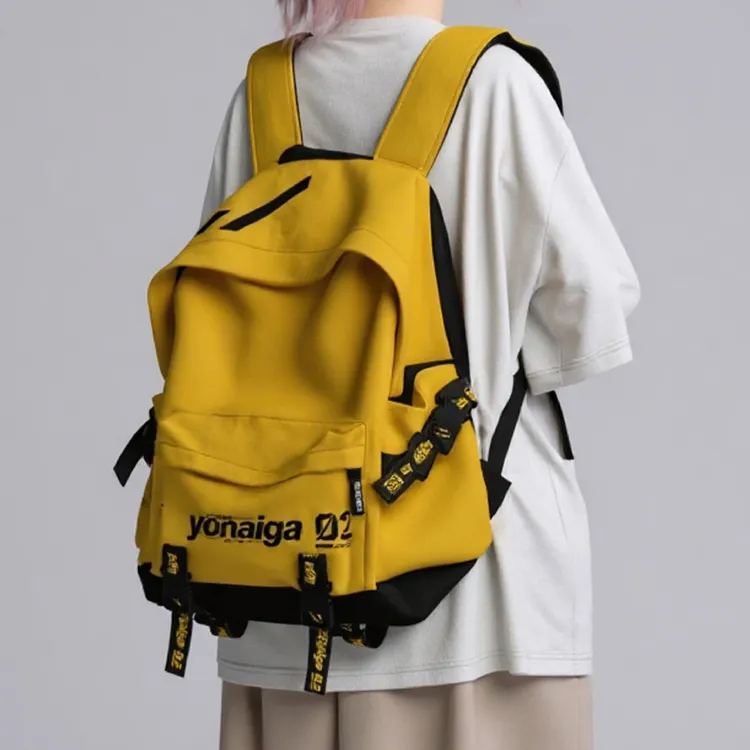 YONAIGA+原创韩版ins风小众高级感男个性背包旅行学生双肩包包女