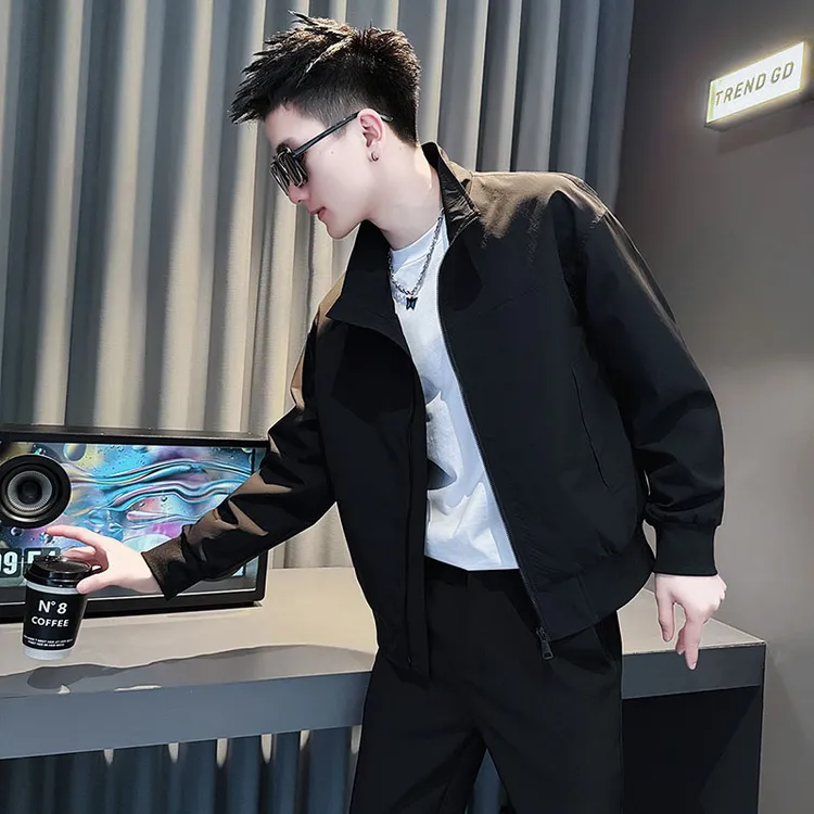 PinkAvril加棉加厚夹克男保暖工装上衣爆款秋冬装高级感痞帅外套