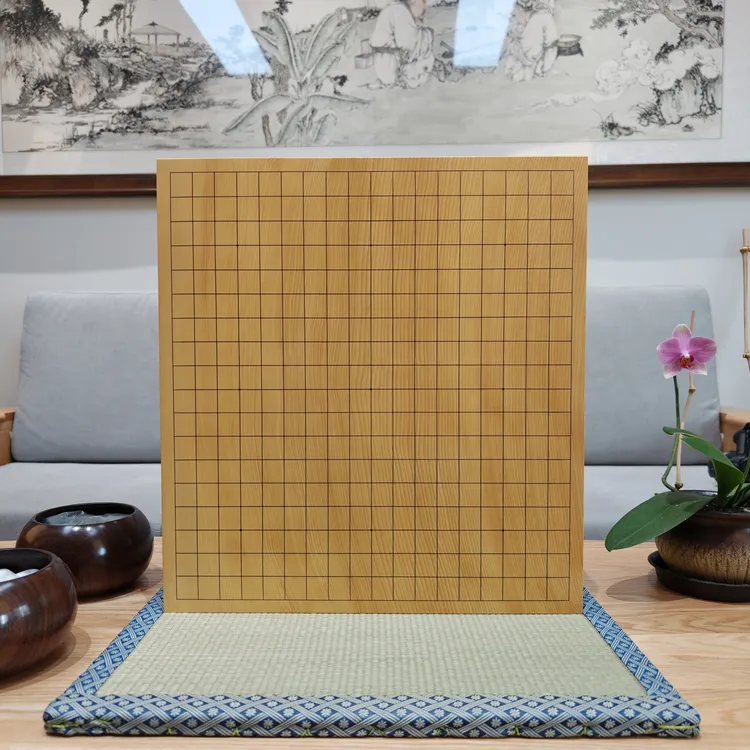 【单独棋盘】xa90本榧1.8寸独木盘 熊须棋盘店制作围棋棋盘