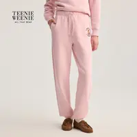 TeenieWeenie小熊女装卫裤秋季新柔软加绒收脚休闲裤TTTM258902P