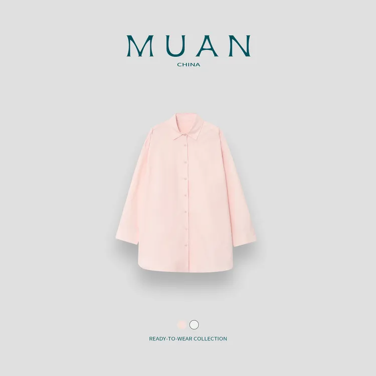 【INS博主衬衫】MUAN定制高级百搭宽松衬衫上衣女MJ-F8193