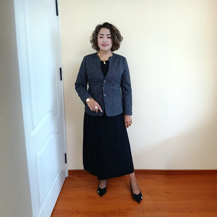 黑金正娟风格西装外套时尚百搭