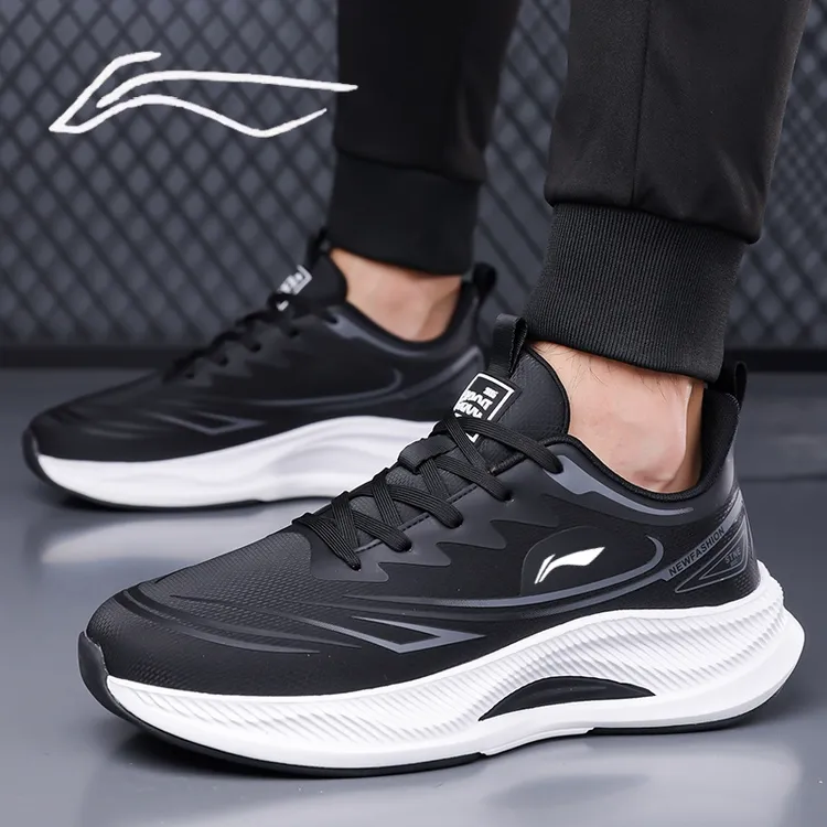 李宁联名HKFZ男鞋赤兔秋季新款运动鞋轻便透气网面软底减震跑步鞋