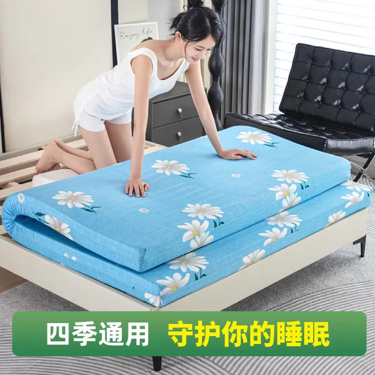 加硬120D高密度海绵床垫单人双人学生宿舍床垫家用飘窗回弹棉床垫