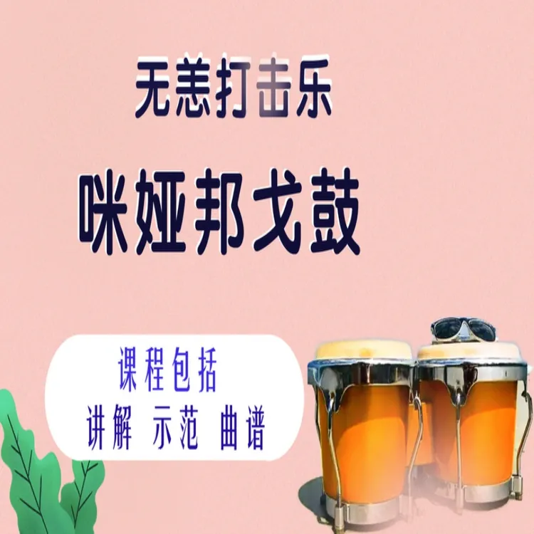 咪娅邦戈鼓课程 无恙打击乐