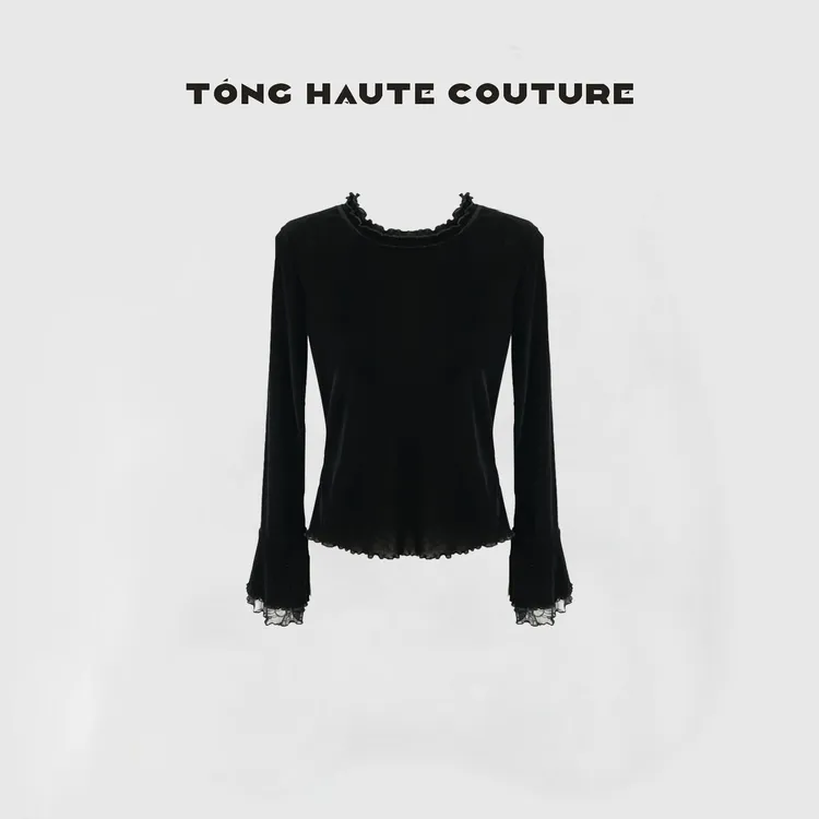 【素雪微光】冬季新款桑蚕丝丝绒百搭时尚上衣 YY730