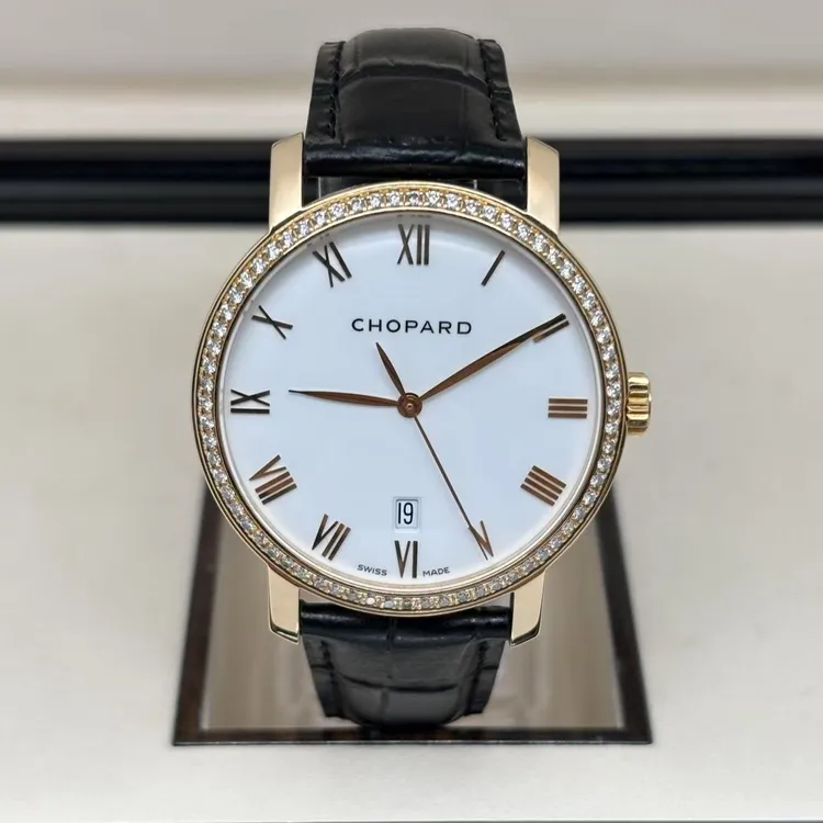 95新 Chopard/萧邦 经典系列/自动/表径40mm/外圈后钻