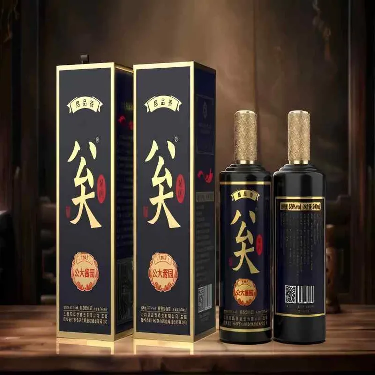 公大 酱园53度酱香型白酒固态纯粮酿造500ML*6 一箱