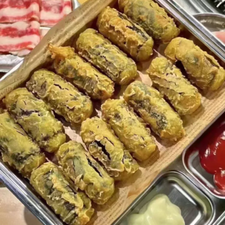 炸海苔卷韩式油炸紫菜煎烤韩式速食粉条粉丝炸货半成品商用