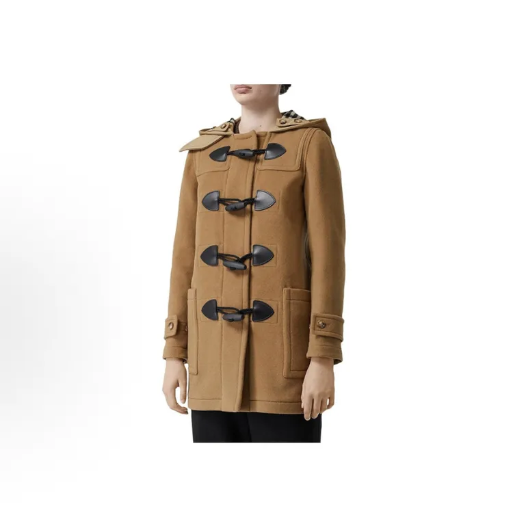 99新 BURBERRY/博柏利 双排扣大衣驼色/UK6码/B01629