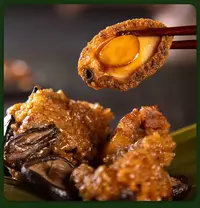 特色手工鲍鱼海鲜肉粽端午节