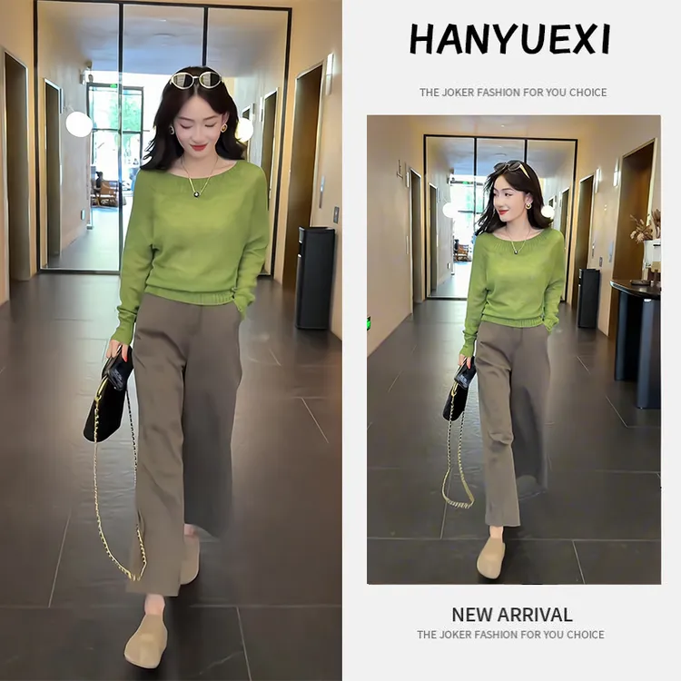 夏季一整套女装2025年新款韩版减龄休闲气质长袖上衣休闲裤两件套