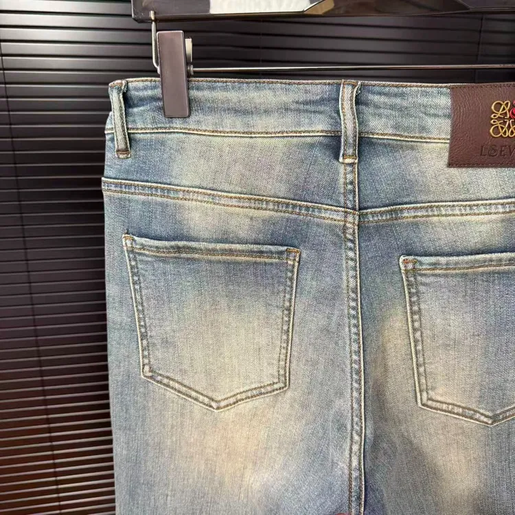 九分裤-新款欧货修身小直筒牛仔裤6591