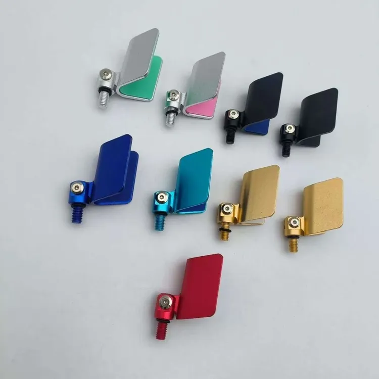 铝合金自动回弹鱼竿支架头耐用通用羊角头配件钓鱼新型渔具配件