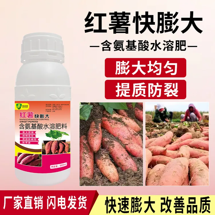 红薯快膨大红薯种植专用补充营养快速膨大抗逆增产专用肥正品直销