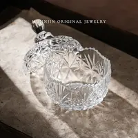 【木槿槿】水晶消磁石透明消磁碗收纳摆件（不含消磁石 发一）