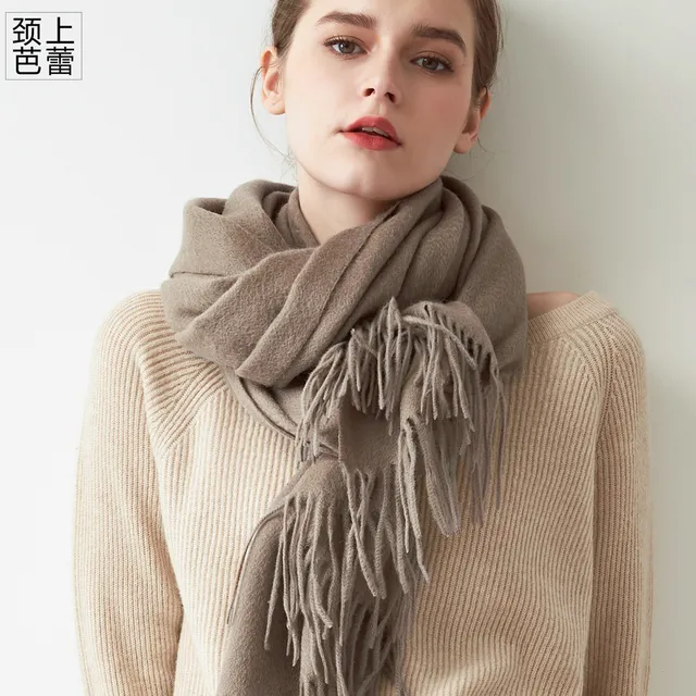 羊毛围巾披肩两用超长女加厚秋冬季保暖韩版男学生情侣款百搭
