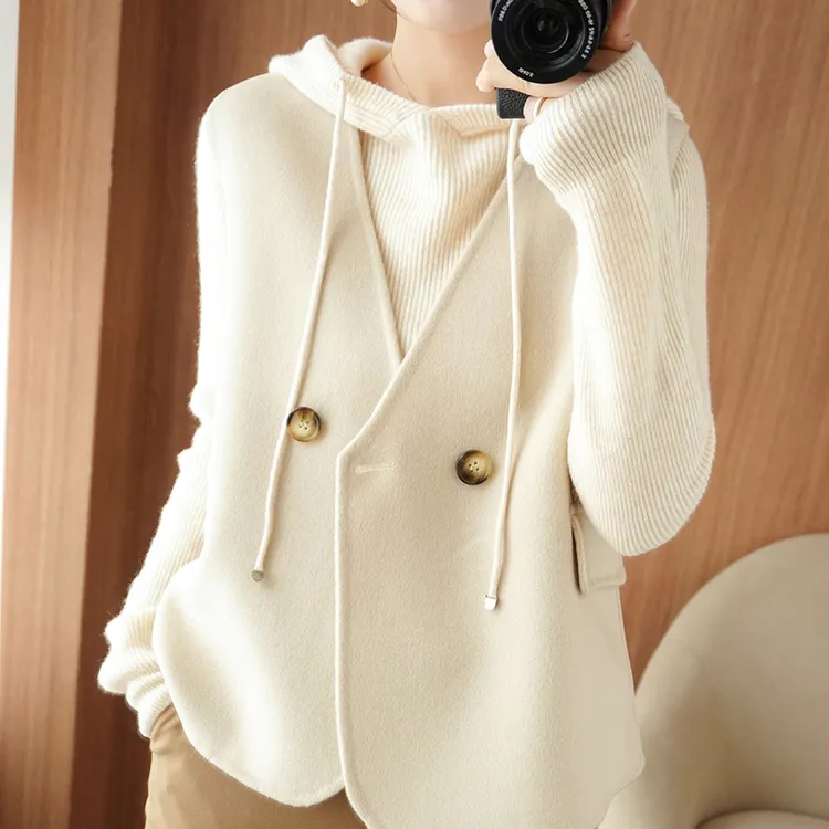 简约百搭无袖马甲背心女短款2025秋冬季新款