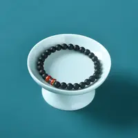 缅甸小叶降真香0.6手链并蒂莲红莲款