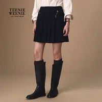 *TeenieWeenie小熊女半身裙25学院风优雅气质风百褶裙TTWH254TW1A