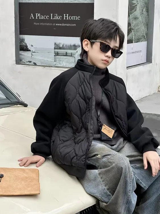 【清版不补】2025爆款棉服韩版时尚百搭冬季立领洋气男童女童