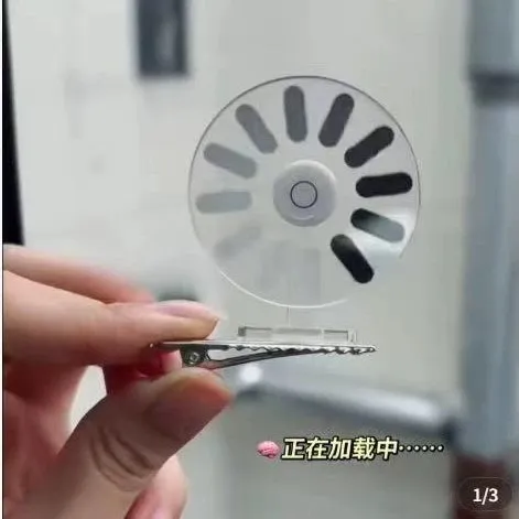发呆韩版发夹发呆发箍头饰大脑加载中恶搞发饰高级搞怪创意可转圈