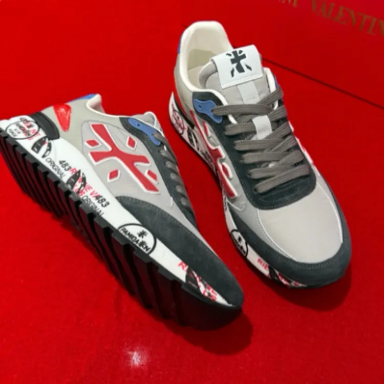 新品欧货高档斯丹sidan 品牌男鞋2025新款百搭潮牌米字鞋透气休闲