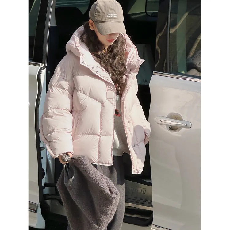 K30368孙小美高端90白鸭绒泡芙感女童羽绒服冬装新款儿童连帽外套