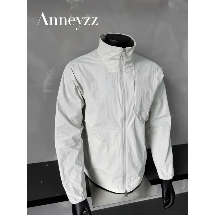 Anneyzz知易-户外夏立领防晒衣户外防泼水休闲长袖夹克