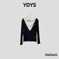 【YDYS】25K01623 2025新款时尚气质小众T恤