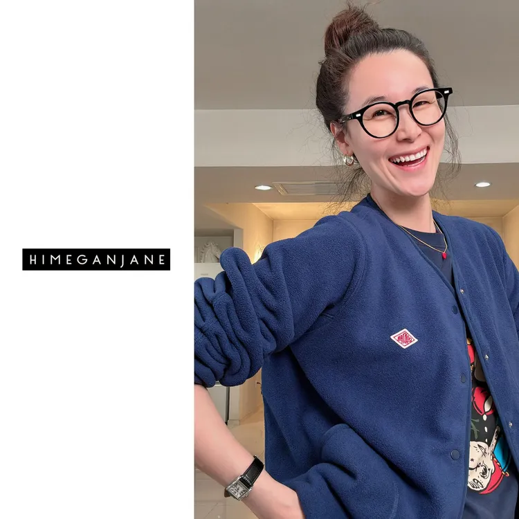 HIMEGANJANE “御寒神器”摇粒绒保暖单排扣休闲百搭宽松女外套