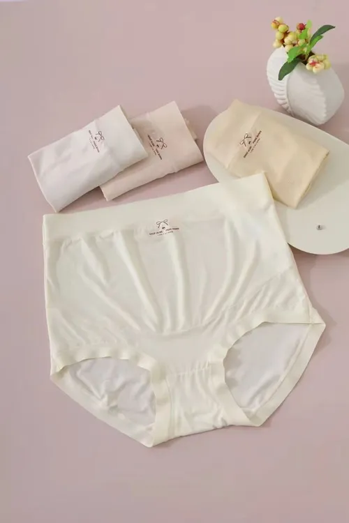 女士高腰超柔无痕柔软舒适温柔承托孕妇辣妈女内裤三角裤