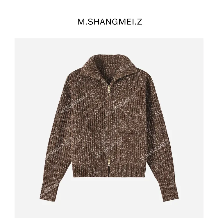 M.SHANGMEI.Z/沐熙【日照金山】美大哥亲肤保暖质感时尚毛衣X113233