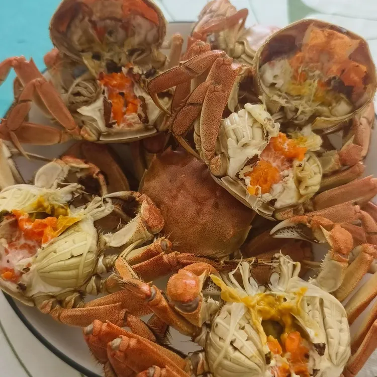 青海水上雅丹公母混3斤16只【1.8两/只】【青海省内顺丰包邮】红膏蟹