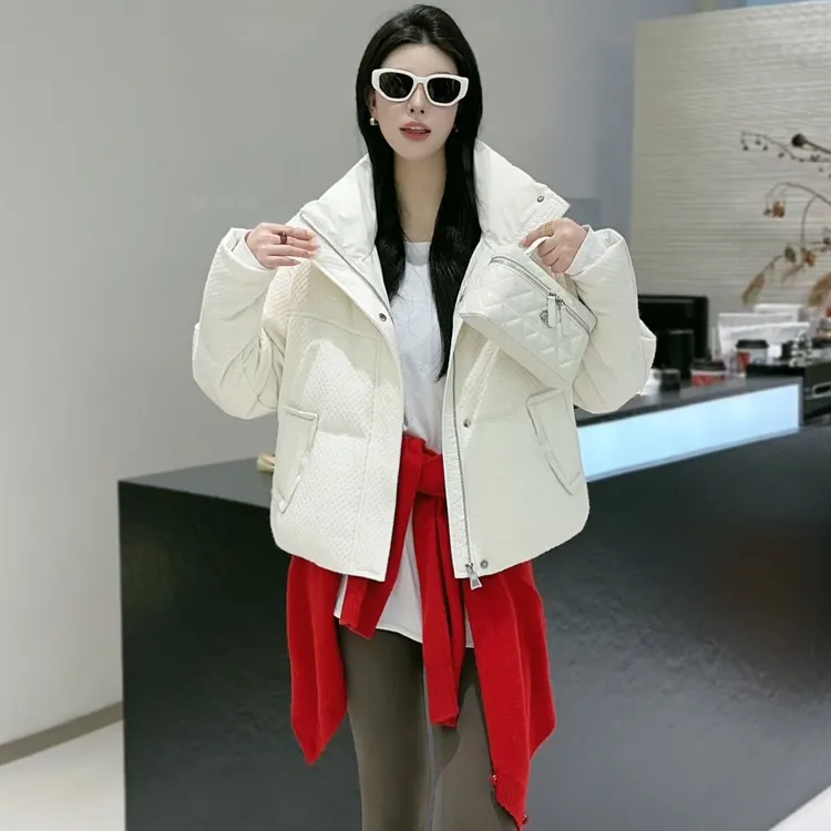 短款加厚保暖立领时尚羽绒服