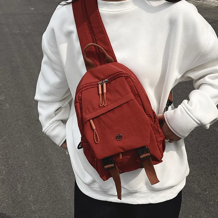 2025新款潮流便携斜挎包多功能胸包运动时尚双肩包百搭单肩包户外