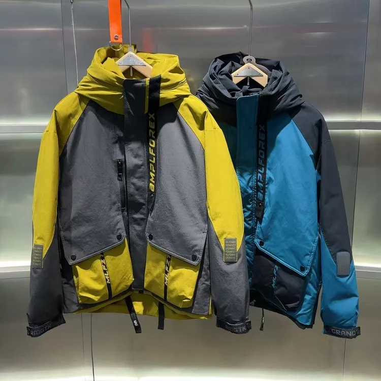 563 素劲2 户外冬季潮牌男女时尚户外机甲风百搭羽绒服 YR230113