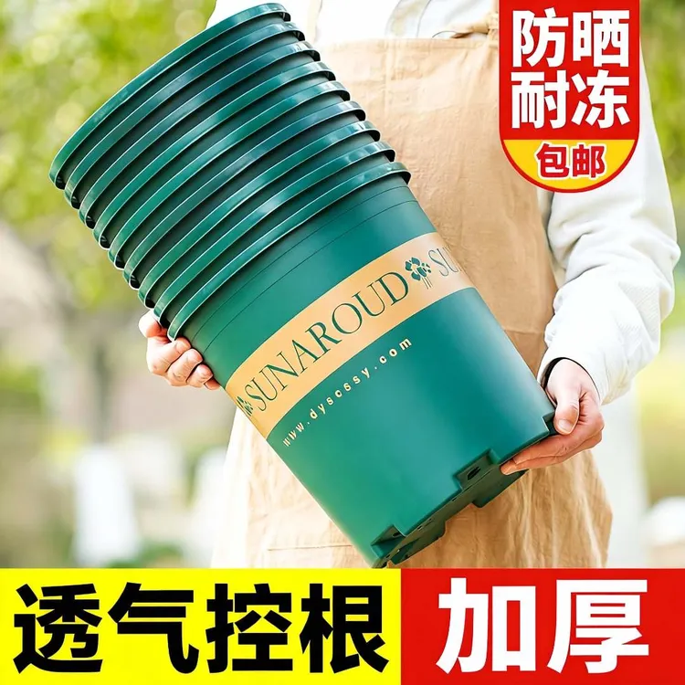花盆塑料加仑盆大号家用树脂阳台养花专用多肉绿萝盆栽加厚耐用