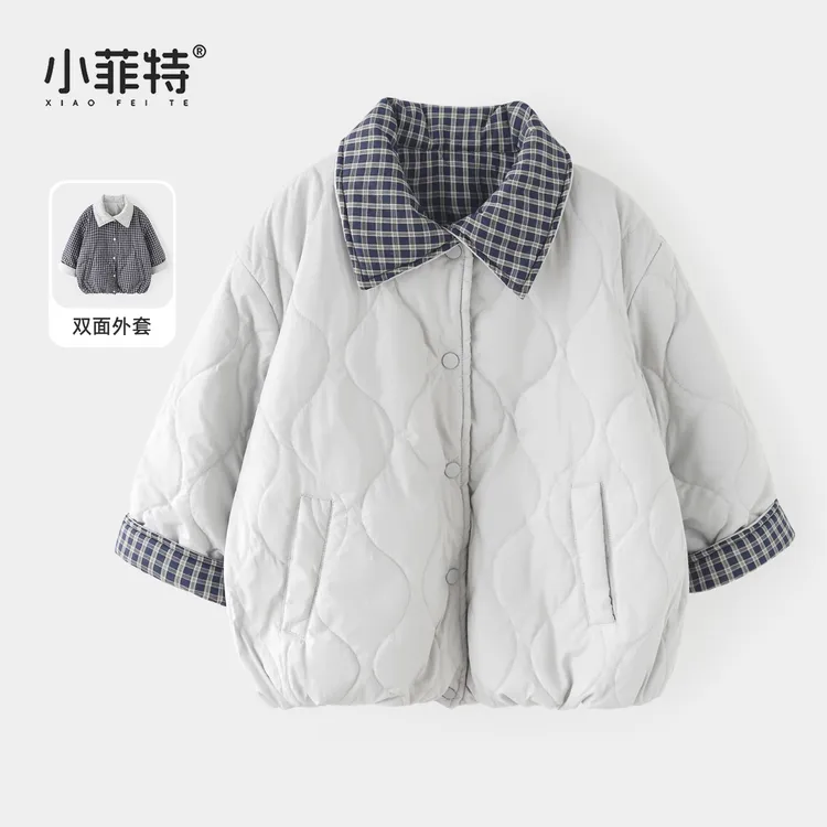 小菲特冬季新款女童装保暖上衣中大童休闲儿童加厚外套YNYD56465