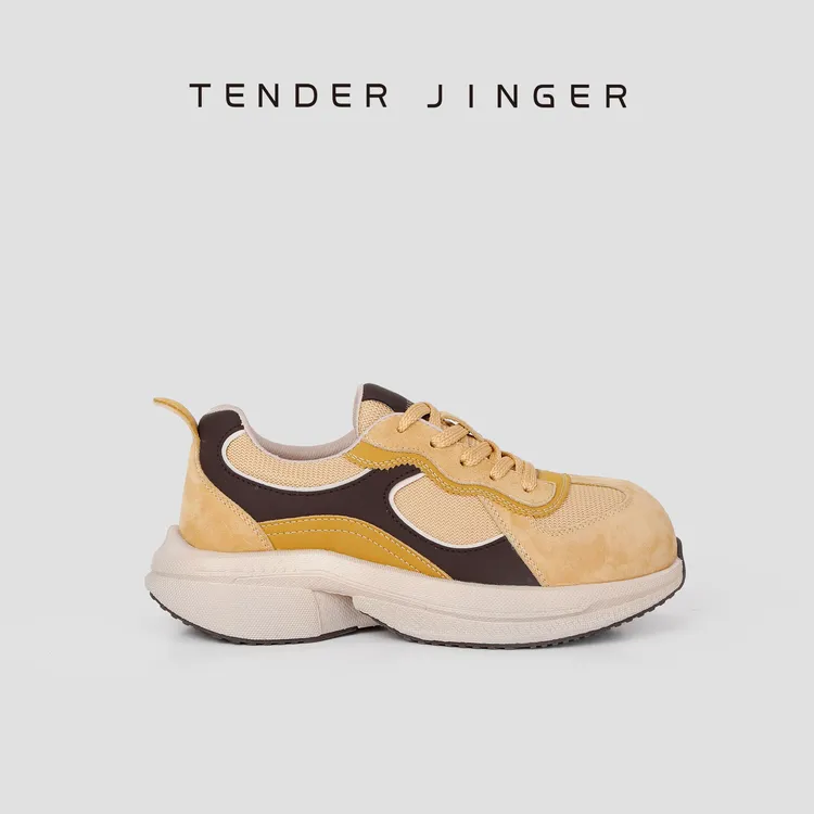 Tender Jinger｜线下专供 拼色网面厚底休闲运动鞋 M250833