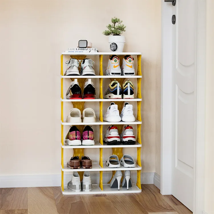 家用门口鞋架多层简易鞋柜可移动入户门宿舍省空间出租屋收纳神器