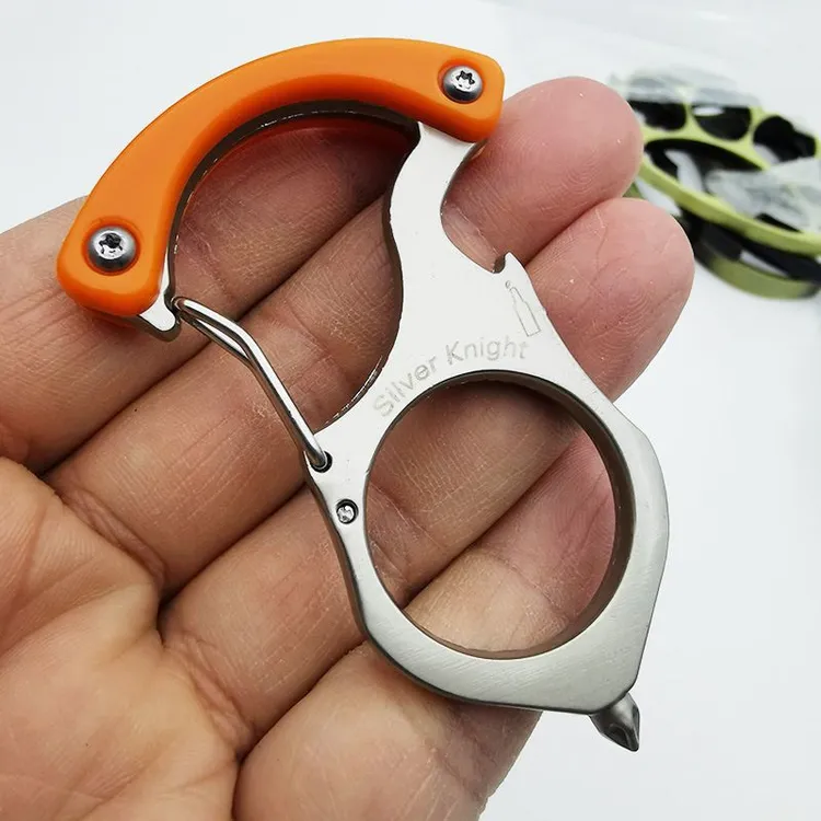 真好用防狼钥匙扣防身多功能挂扣钥匙圈挂件汽车破窗户外自卫