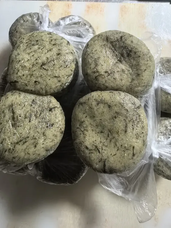 镇雄凤姐家本地火草粑（清明草粑）凤姐土特产