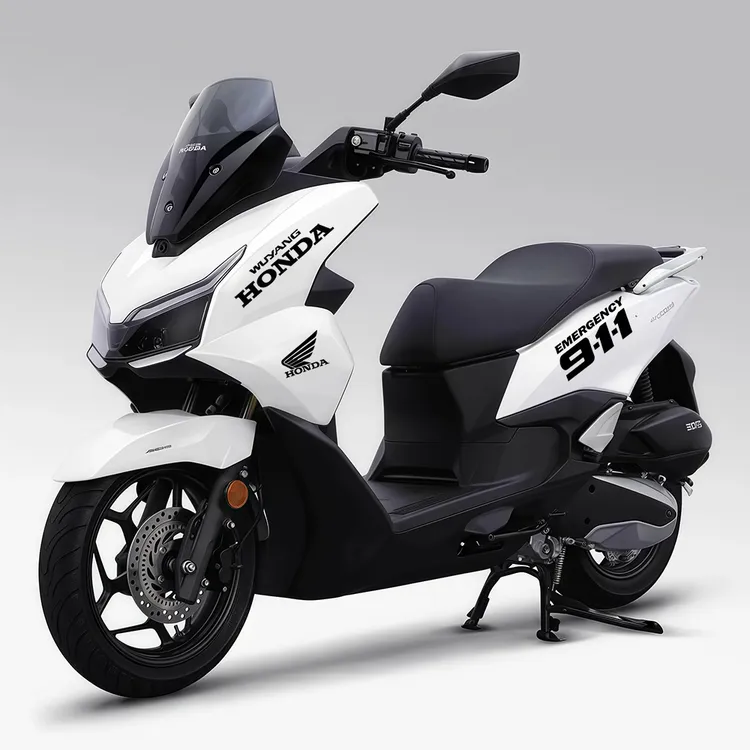 适用五羊本田NWT150贴纸摩托车头拉花防水翅膀版画反光改装饰