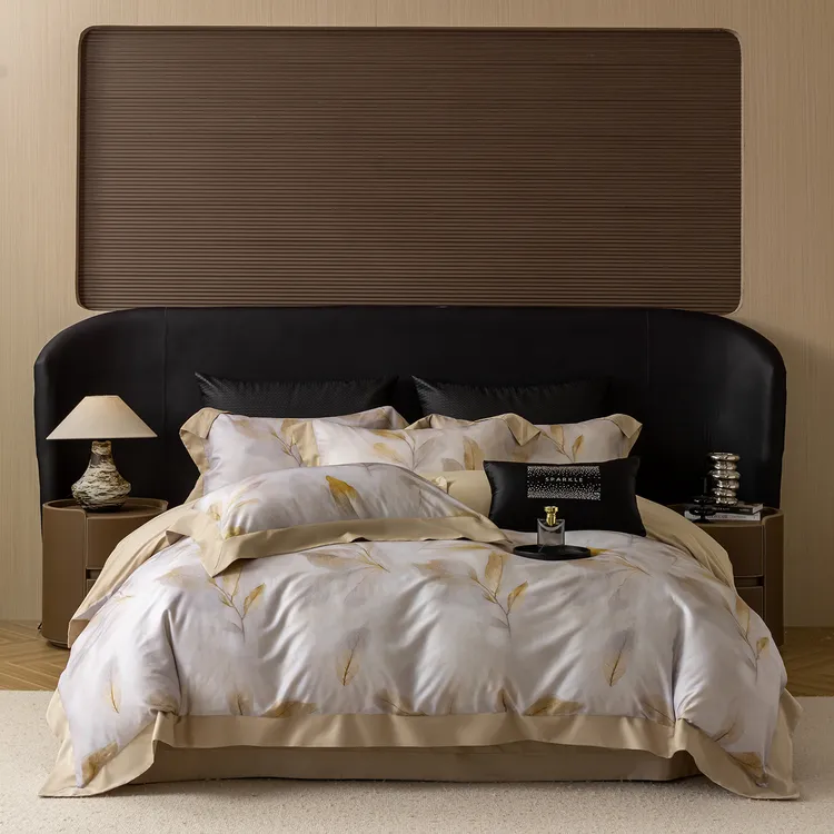 秋冬新款金太阳铂金艾阳绒四件套活性印花天丝棉磨毛床品4件套