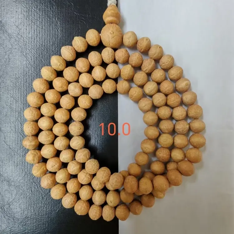 10毫米尼泊尔高密高油平眼凤眼菩提脖挂长串