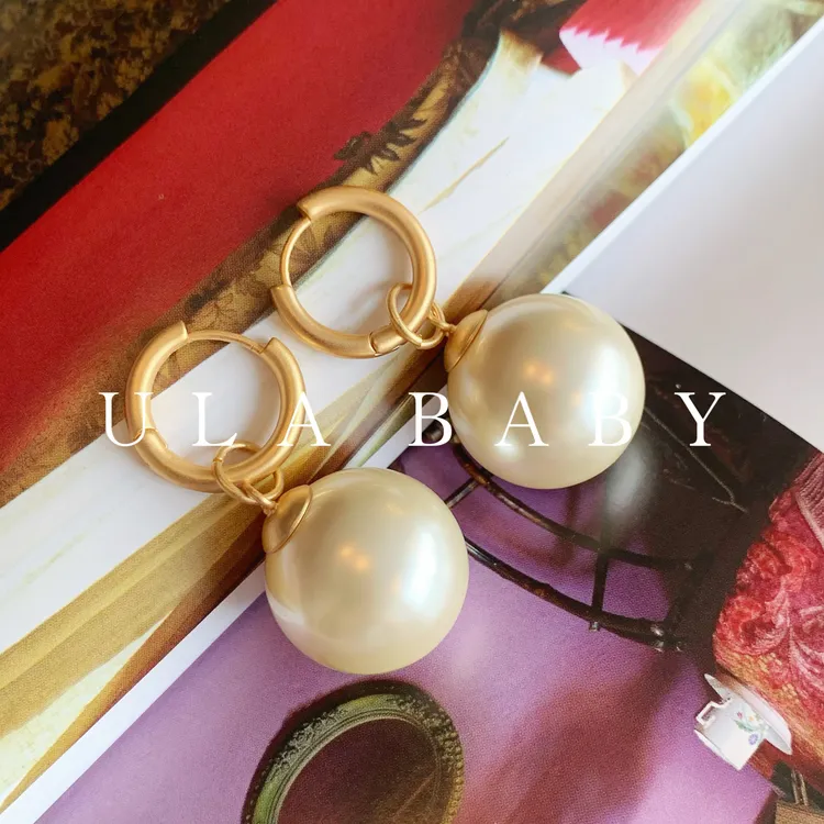 铜合金耳饰 【喜儿ula】11-1-3优雅小灯泡珠珠气质百搭耳钉